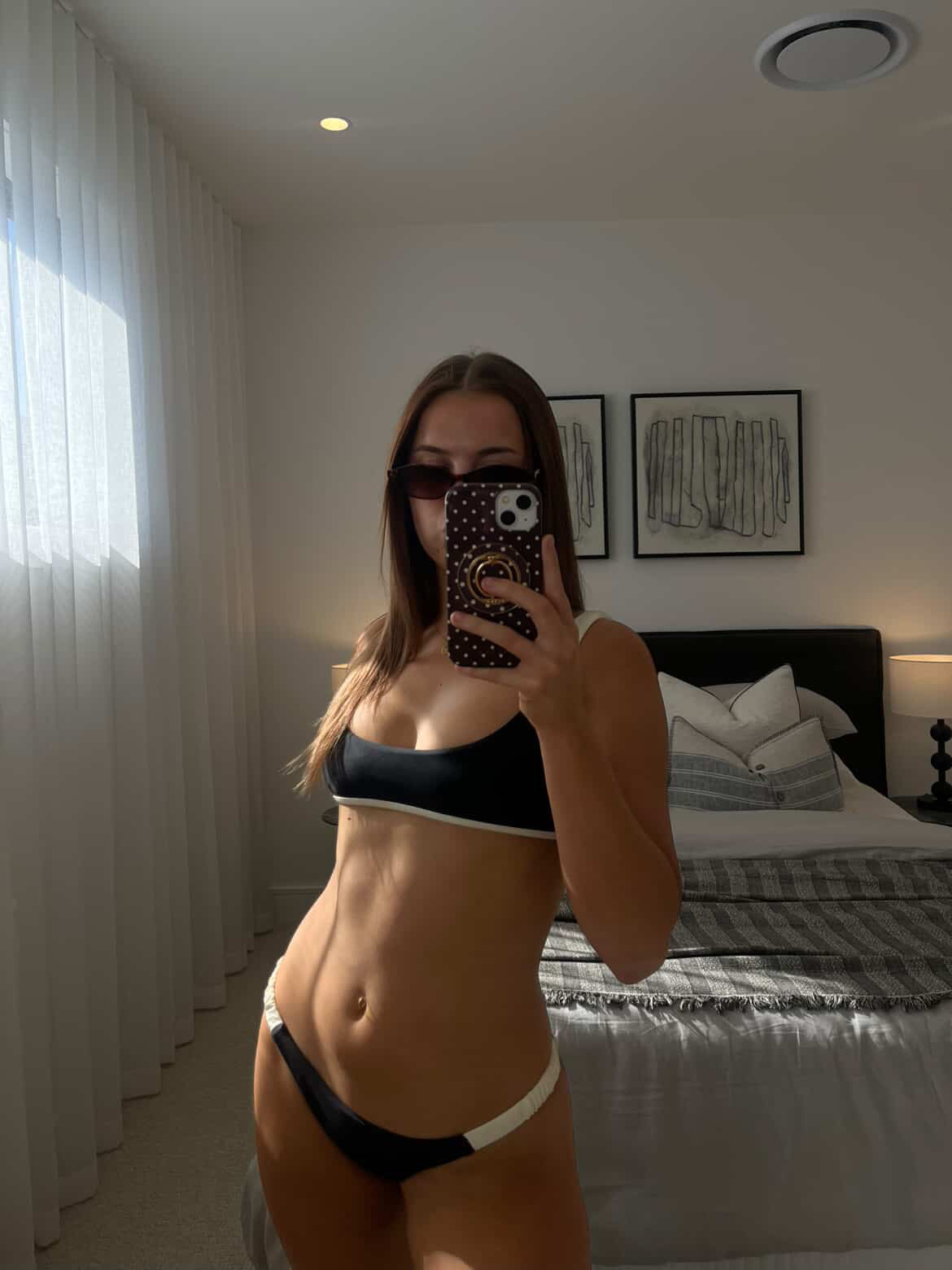 Black Cheeky Scrunch Bikini Bottom